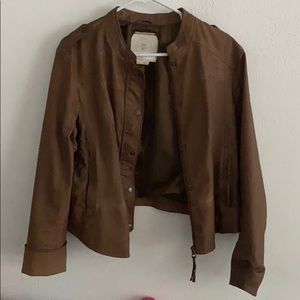 Anthropologie leather jacket